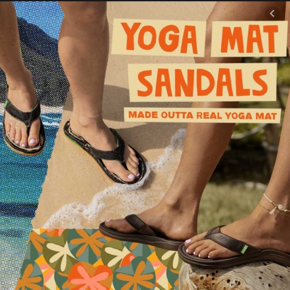 womens sandals made from yoga mats